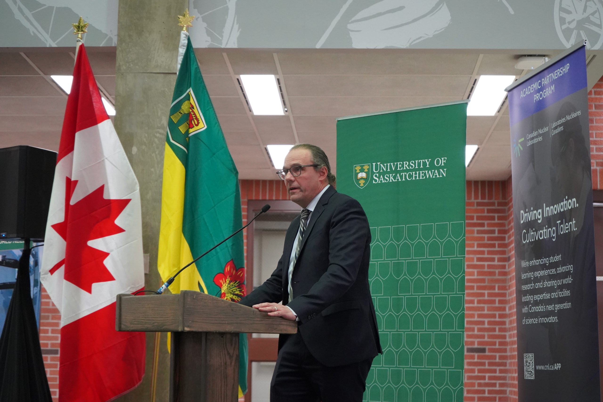 Dr. Christopher Yost, Vice-President (Research) at the U of R, says he is excited by the opportunities the new agreement will mean for the University’s students. Photo courtesy of the U of S)