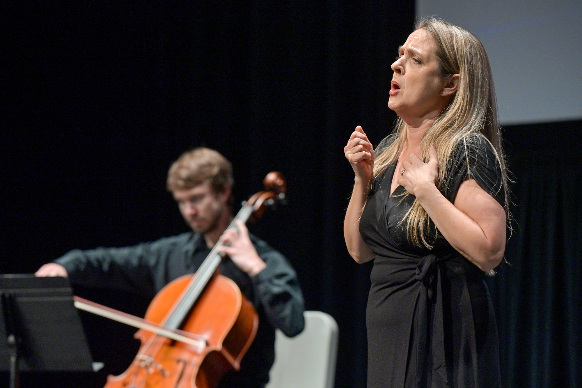 Dr. Shannon Holmes’ presentation was called Centring the self: Approaching research through the body and lived experience. (Photo by University Communications)